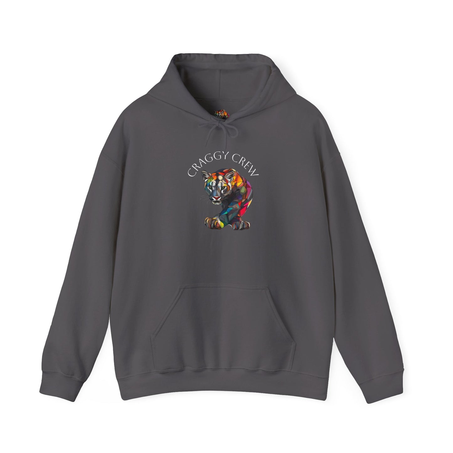 Mountain Lion Logo Hooded Sweatshirt - Craggy Crew