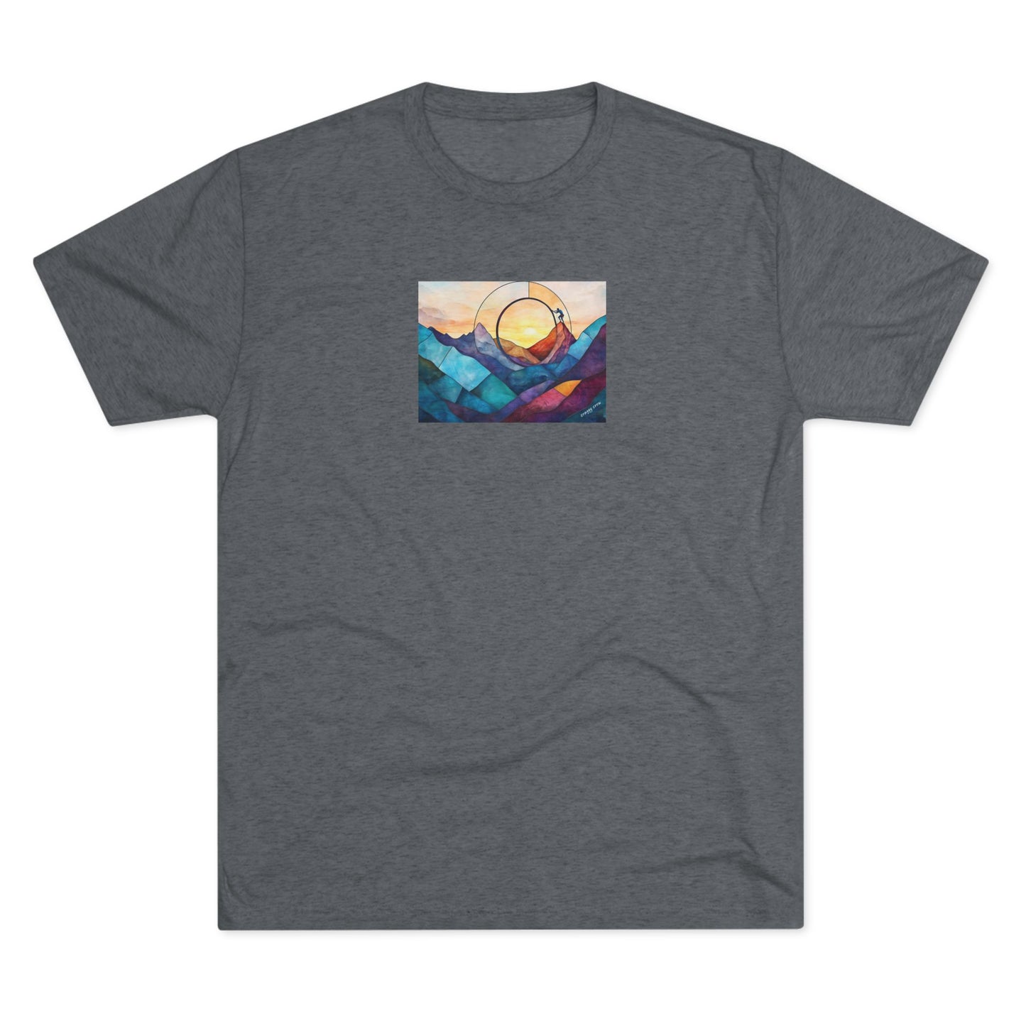 Never Stop Climbing - Unisex Tri-Blend Crew Tee