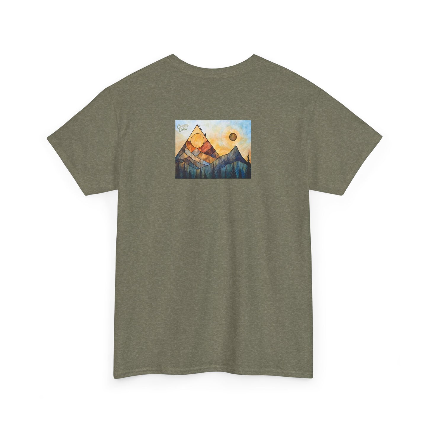 The Crew Nears The Summit - Unisex Heavy Cotton T-Shirt