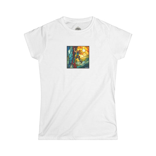 Climbing To The Light - Women's Softstyle Tee