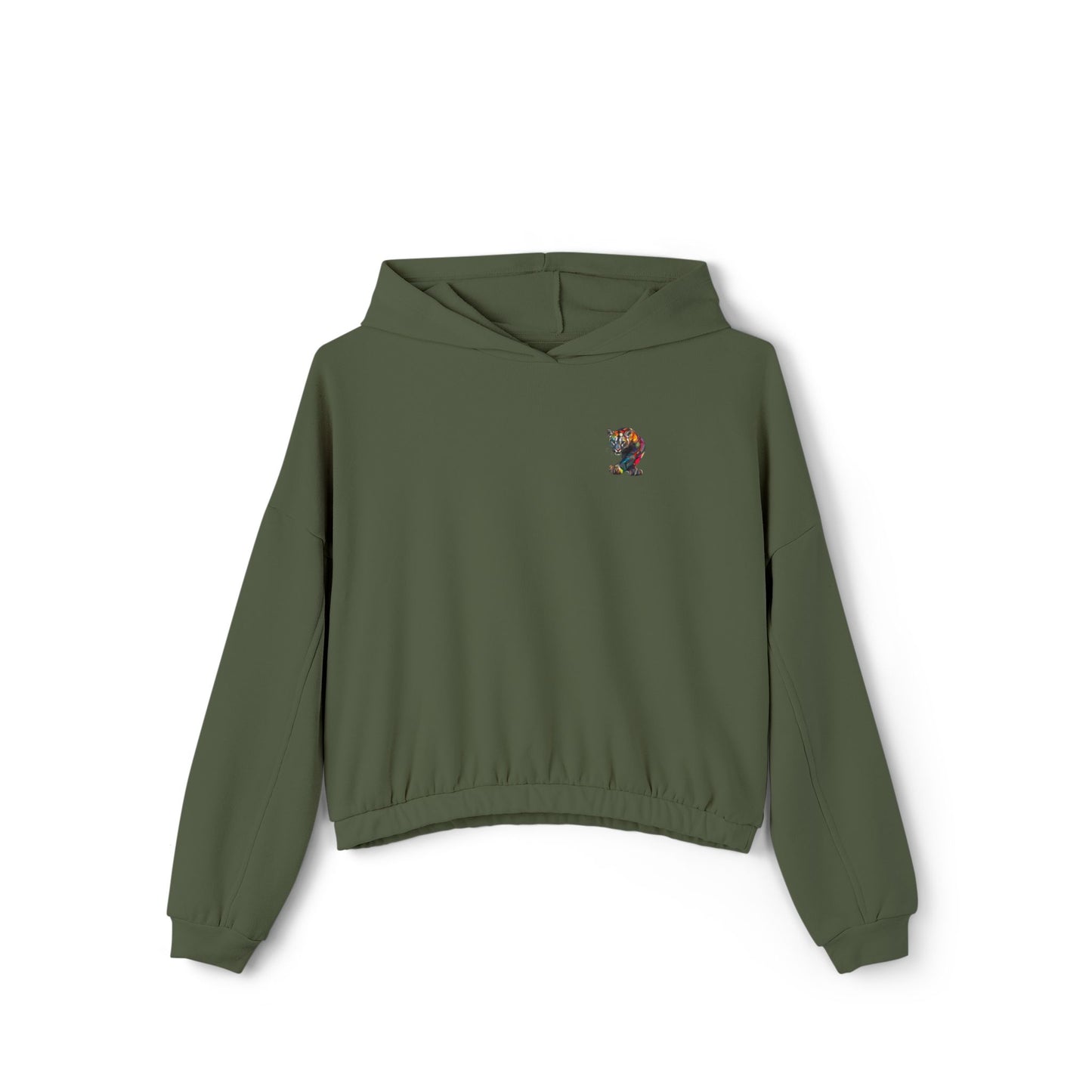 Lion Logo Women's Cinched Bottom Hoodie - Craggy Crew