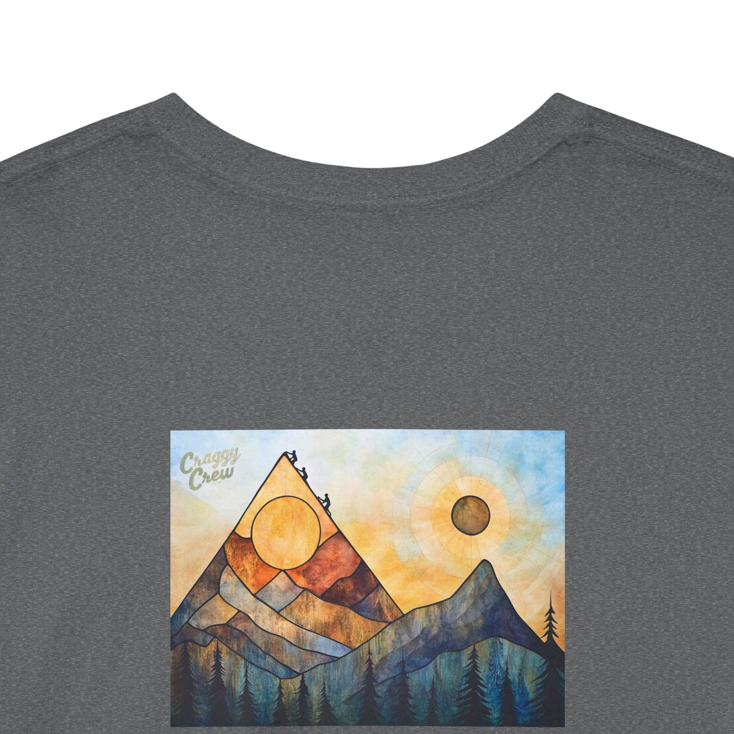 The Crew Nears The Summit - Unisex Heavy Cotton T-Shirt