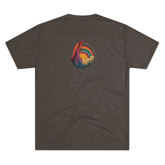 Rainbow at the Crag (Image On Back)