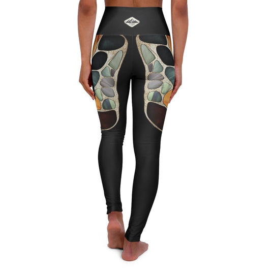 Butterfly High Waisted Yoga Leggings by Craggy Crew