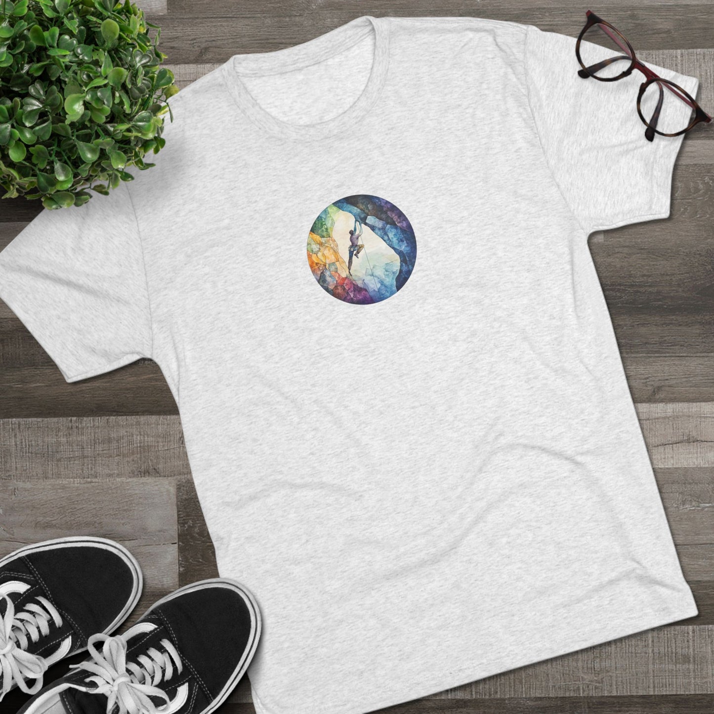 Color Cave by Craggy Crew - Super Soft Tri-Blend T-Shirt