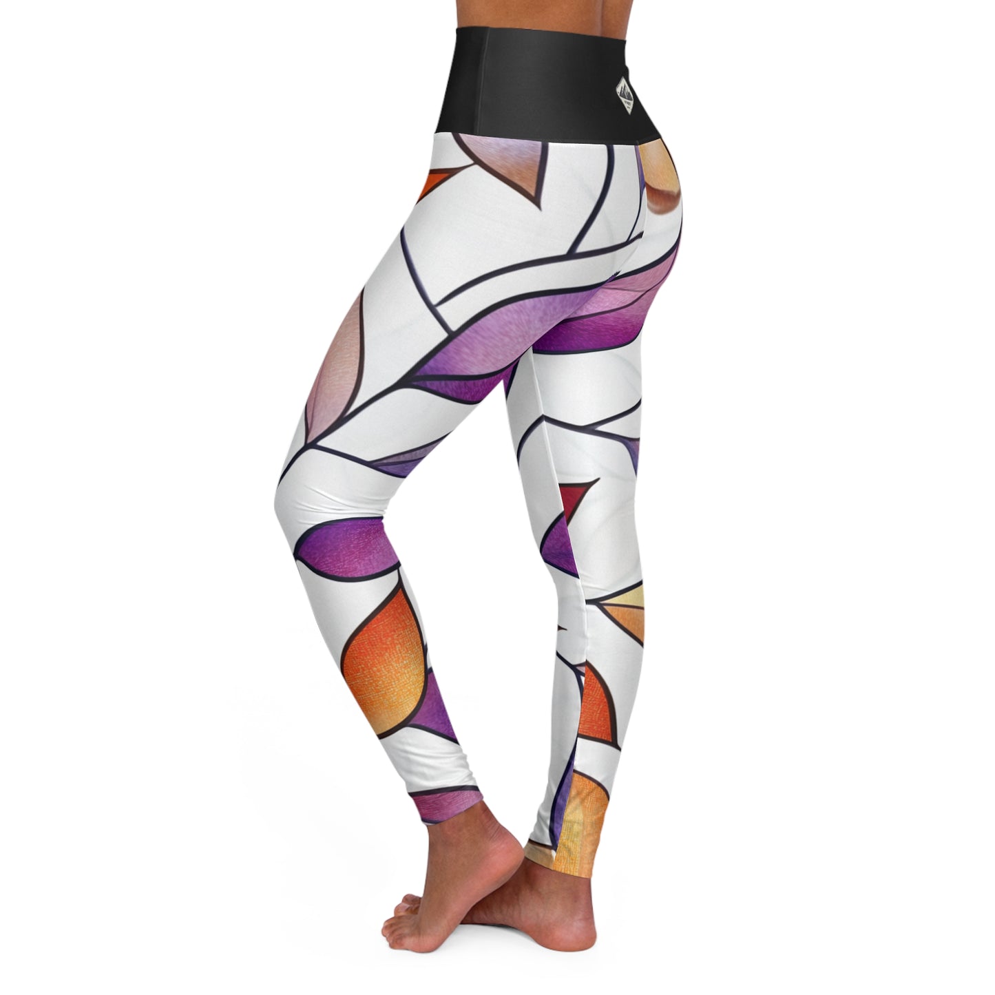 Feral Fox High Waisted Yoga Leggings by Craggy Crew