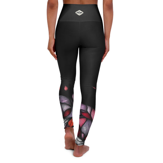 Quiet Purple High Waisted Yoga Leggings