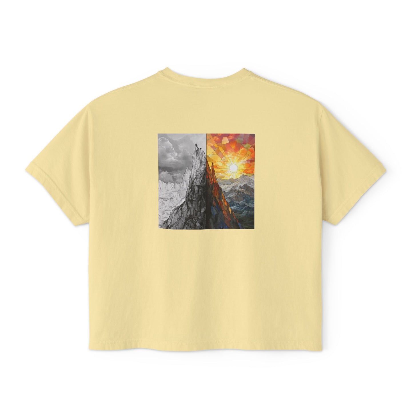 Blazing Sunrise Boxy Tee