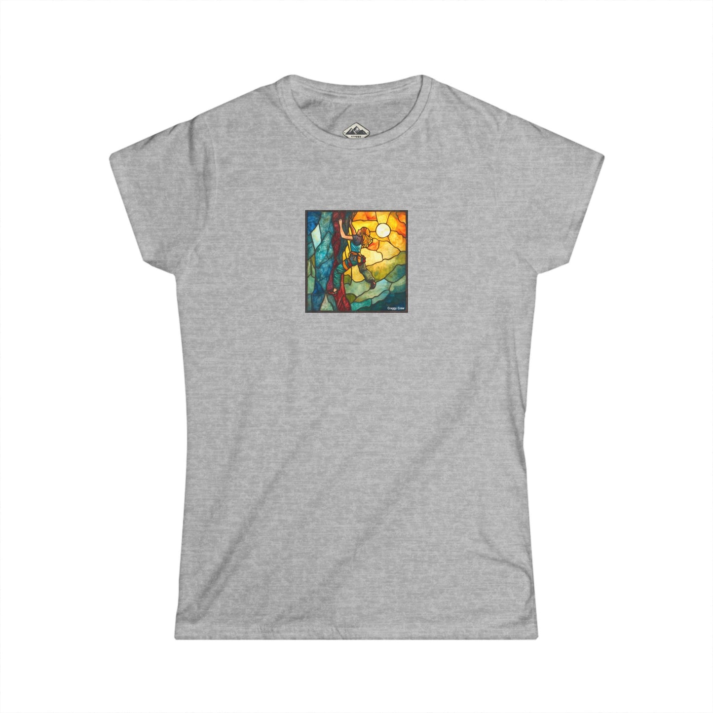 Climbing To The Light - Women's Softstyle Tee