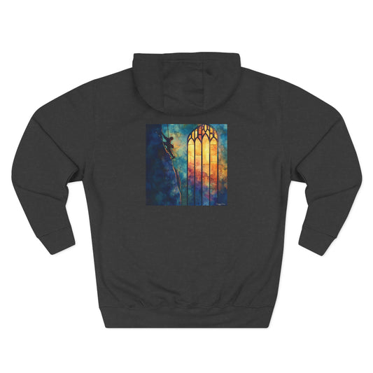 A Climber In His Church Fleece Hoodie