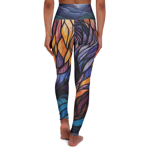 Bright Beauty High Waisted Yoga Leggings
