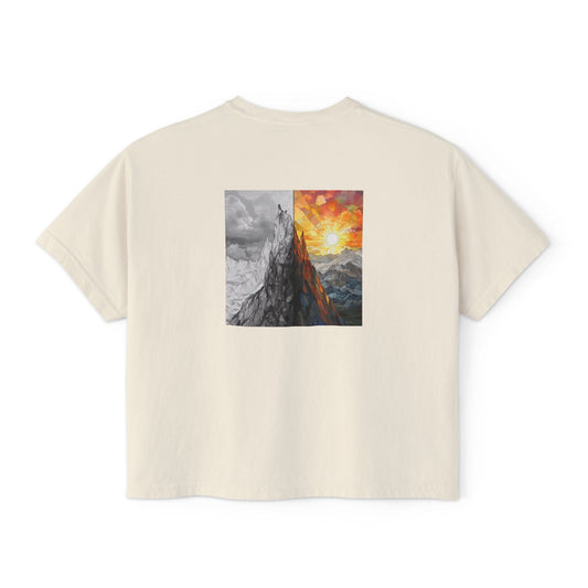 Blazing Sunrise Boxy Tee