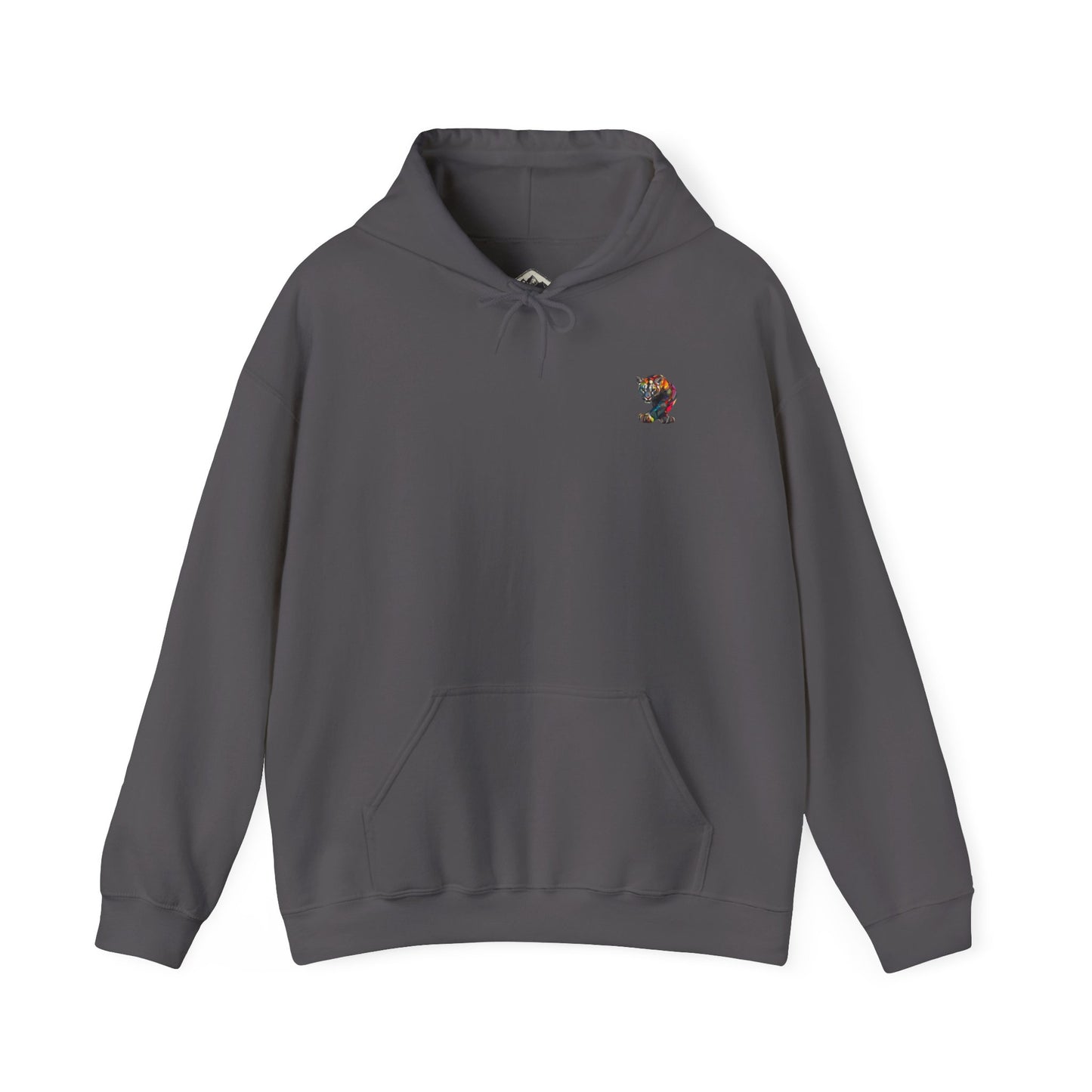 Mountain Lion Logo On Back - Hooded Sweatshirt