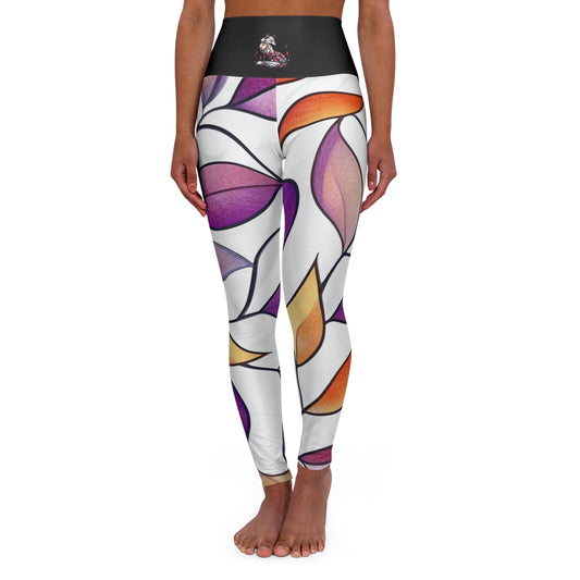Feral Fox High Waisted Yoga Leggings by Craggy Crew