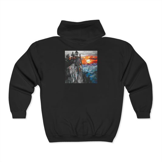A Crag With A View Unisex Zip Hoodie