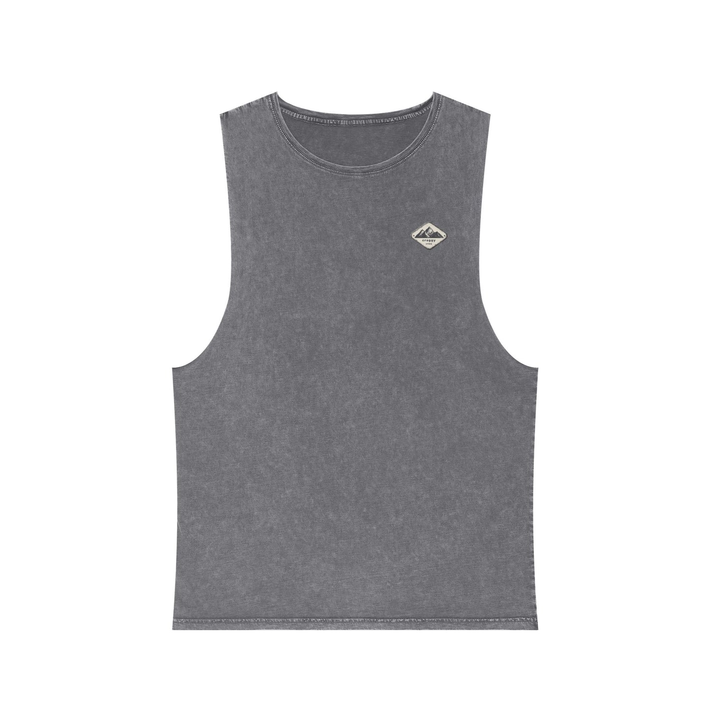 Climbers At Dusk - Unisex Stonewash Tank Top