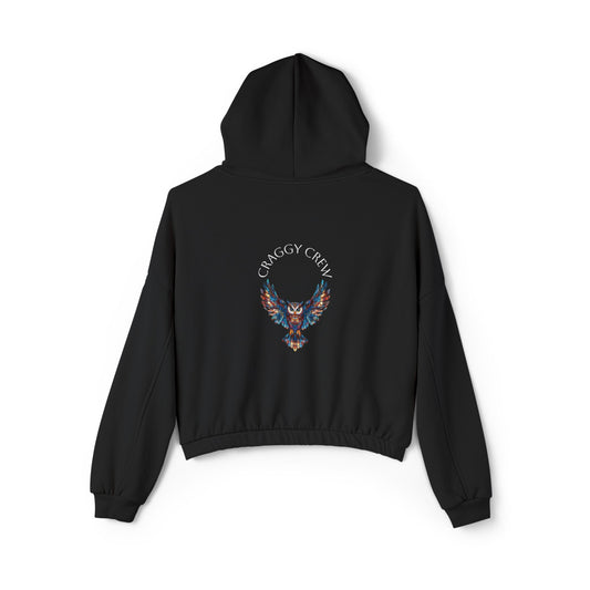 Owl Elevated Women's Cinched Bottom Hoodie - Craggy Crew