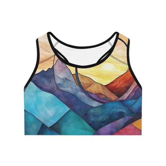 Craggy Crew Stained Glass Sports Bra