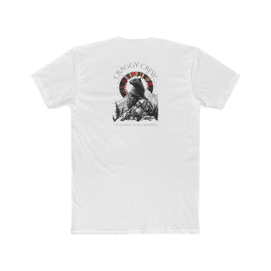 Marmot On A Crag T-Shirt by Craggy Crew