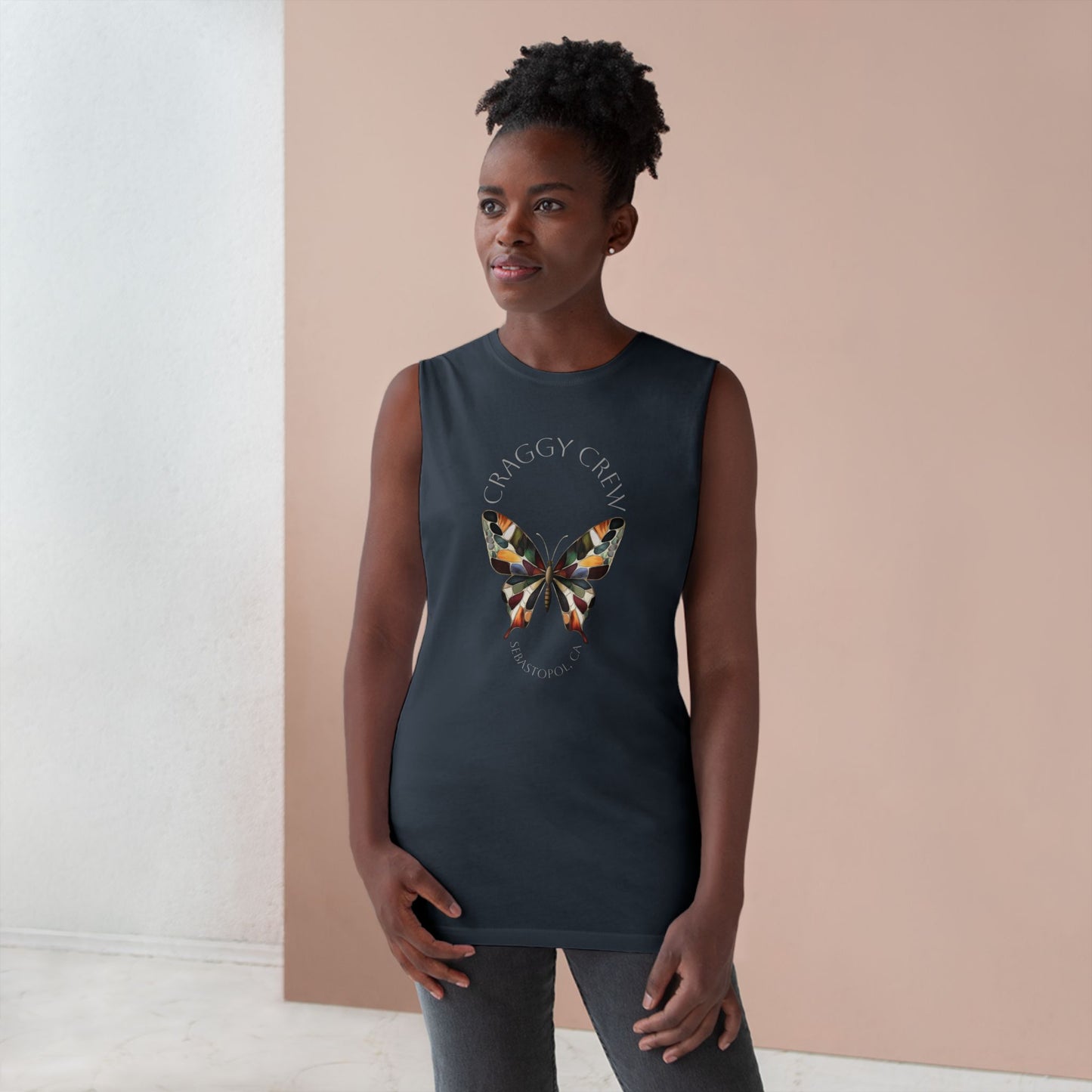 Butterfly Unisex Tank Top - Craggy Crew