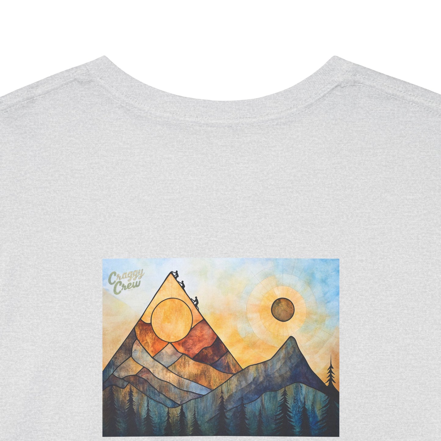 The Crew Nears The Summit - Unisex Heavy Cotton T-Shirt