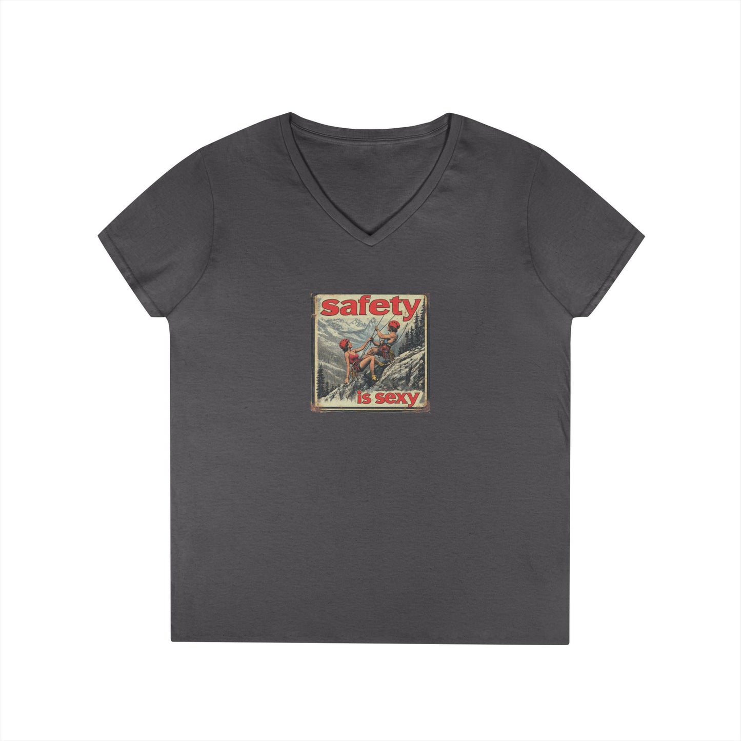 Helmets Make Me Swoon - V-Neck T-Shirt