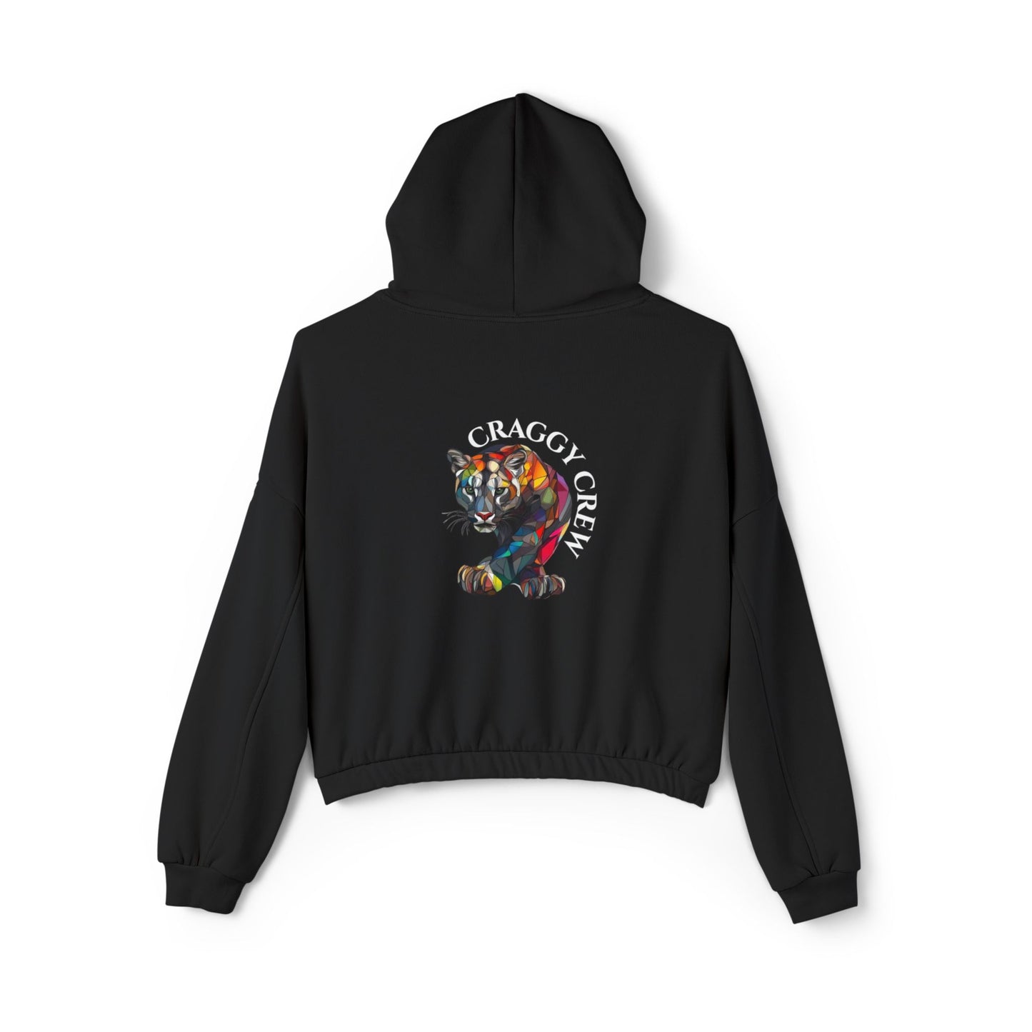 Lion Logo Women's Cinched Bottom Hoodie - Craggy Crew
