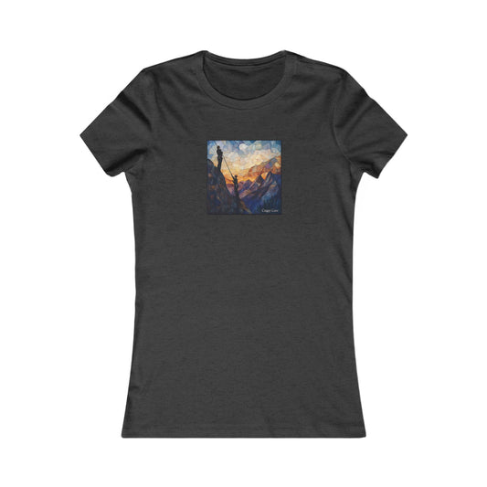 Climbers At Dusk - Stained Glass Series