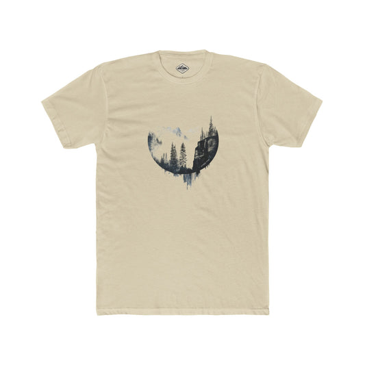 Crags In The Mist Cotton Crew Tee