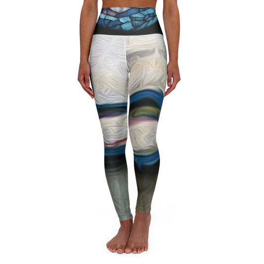 Art By Rach High Waisted Leggings - Stained Glass Series