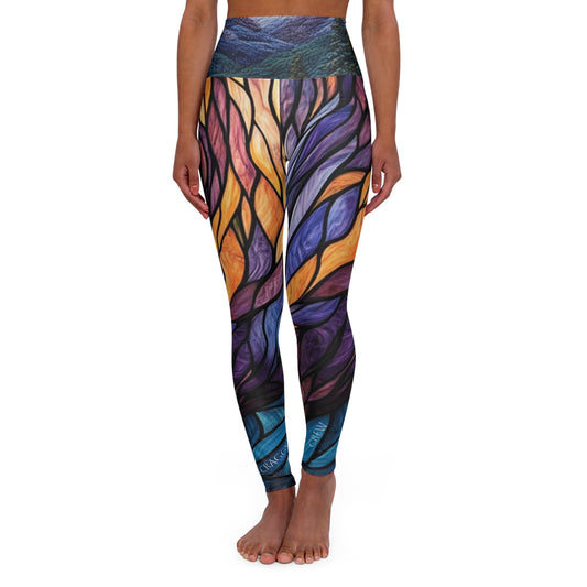 Bright Beauty High Waisted Yoga Leggings