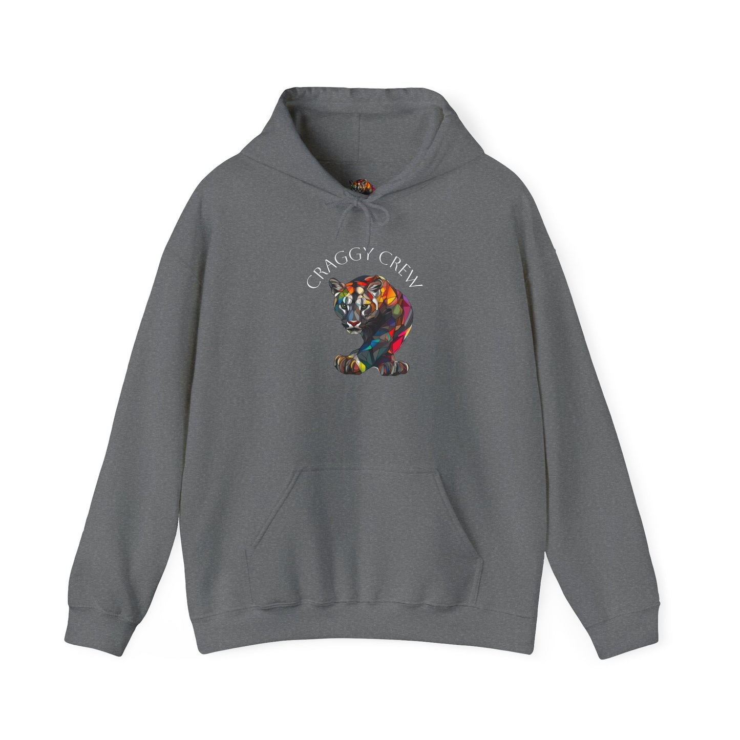 Mountain Lion Logo Hooded Sweatshirt - Craggy Crew
