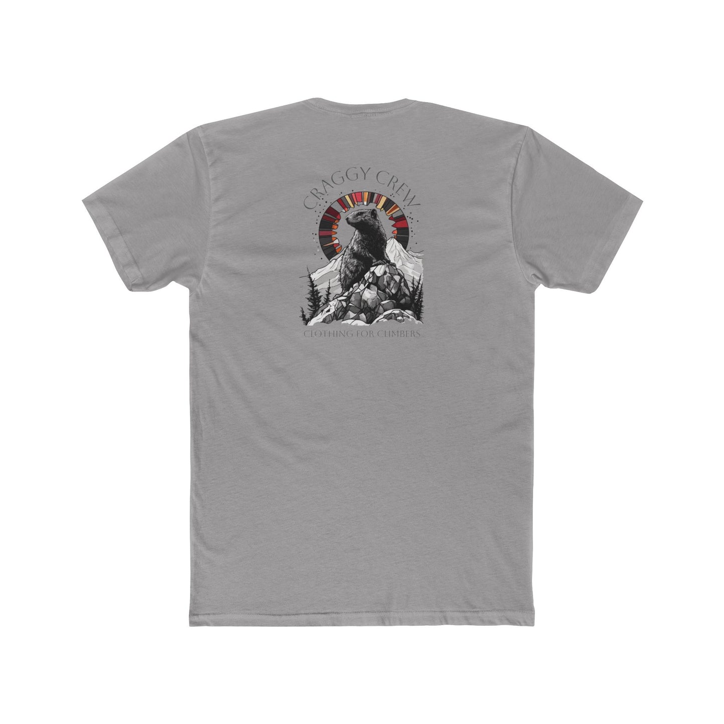 Marmot On A Crag T-Shirt by Craggy Crew