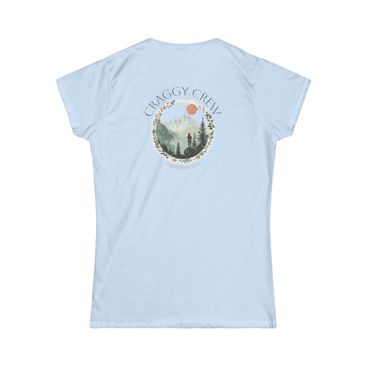 Leaf Ring Women's Softstyle Tee (Image On Back)
