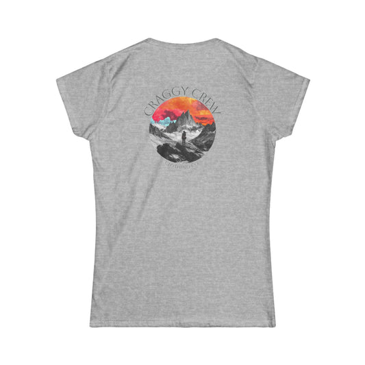 Wilderness Dreams Women's Softstyle Tee (Image On Back)