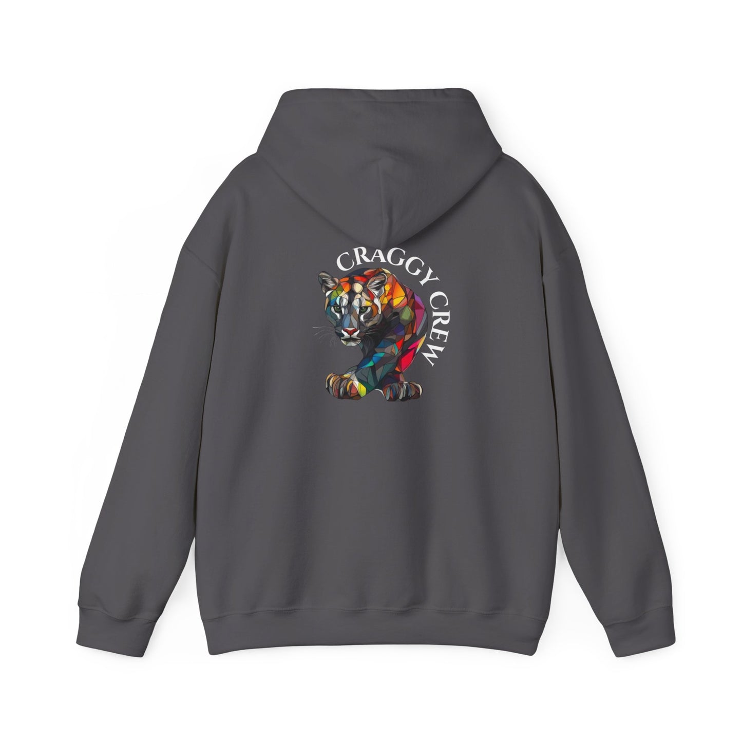 Mountain Lion Logo On Back - Hooded Sweatshirt