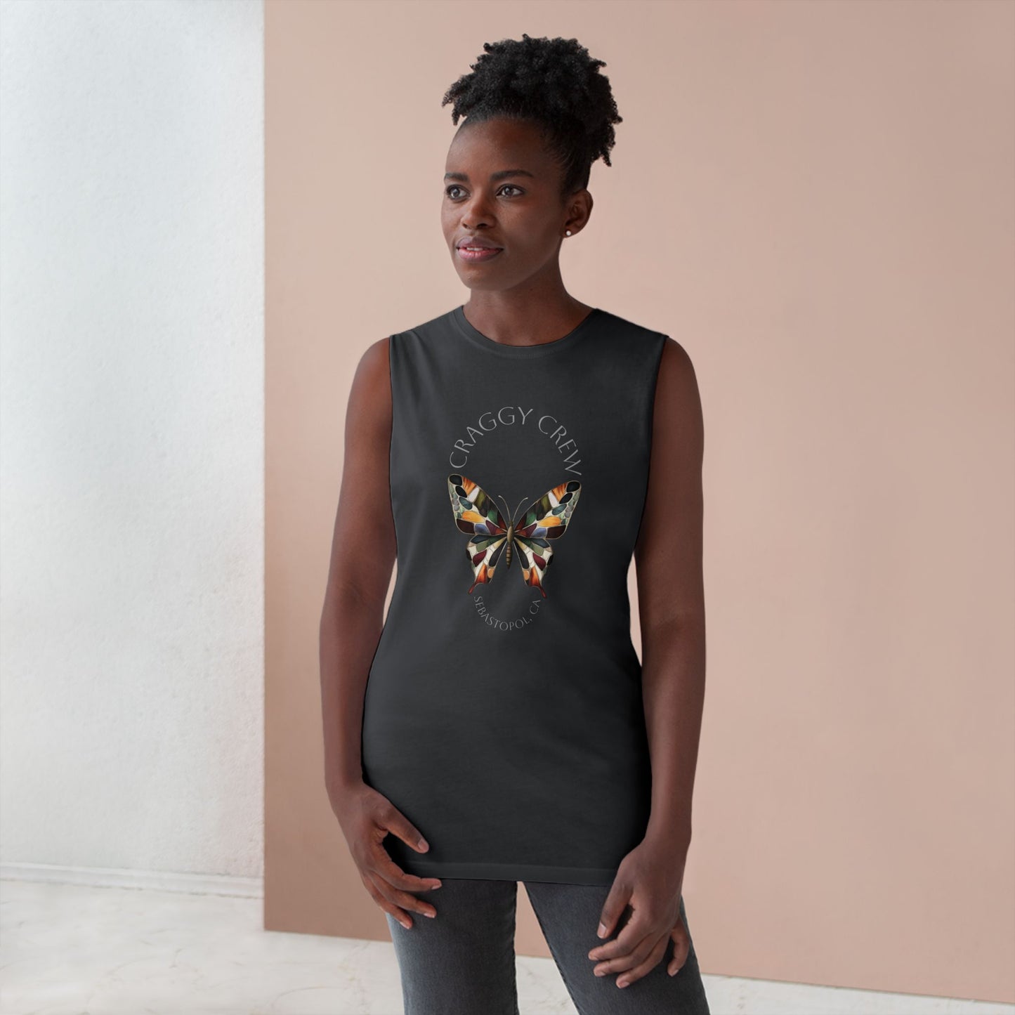 Butterfly Unisex Tank Top - Craggy Crew