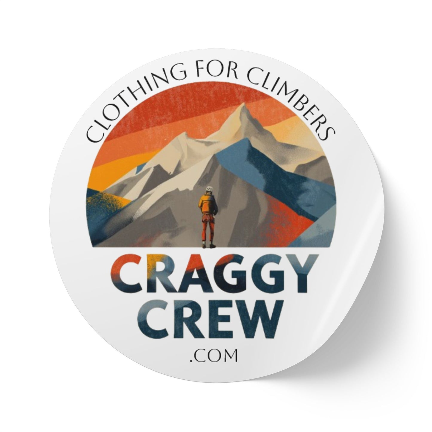 Craggy Crew Sticker Roll