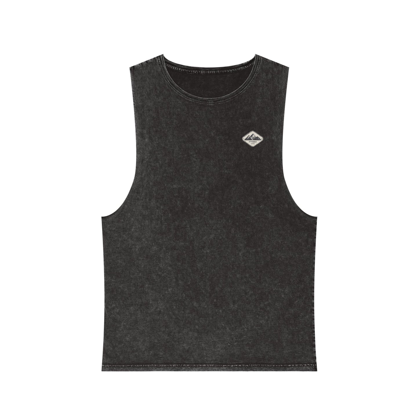Climbers At Dusk - Unisex Stonewash Tank Top