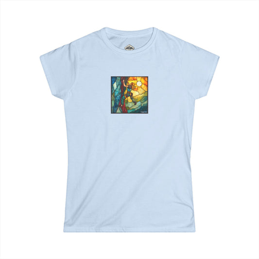 Climbing To The Light - Women's Softstyle Tee