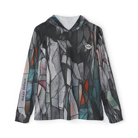 Stained Glass Sports Warmup Hoodie - Unique Athletic Outerwear