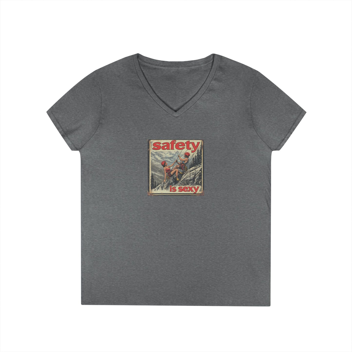 Helmets Make Me Swoon - V-Neck T-Shirt