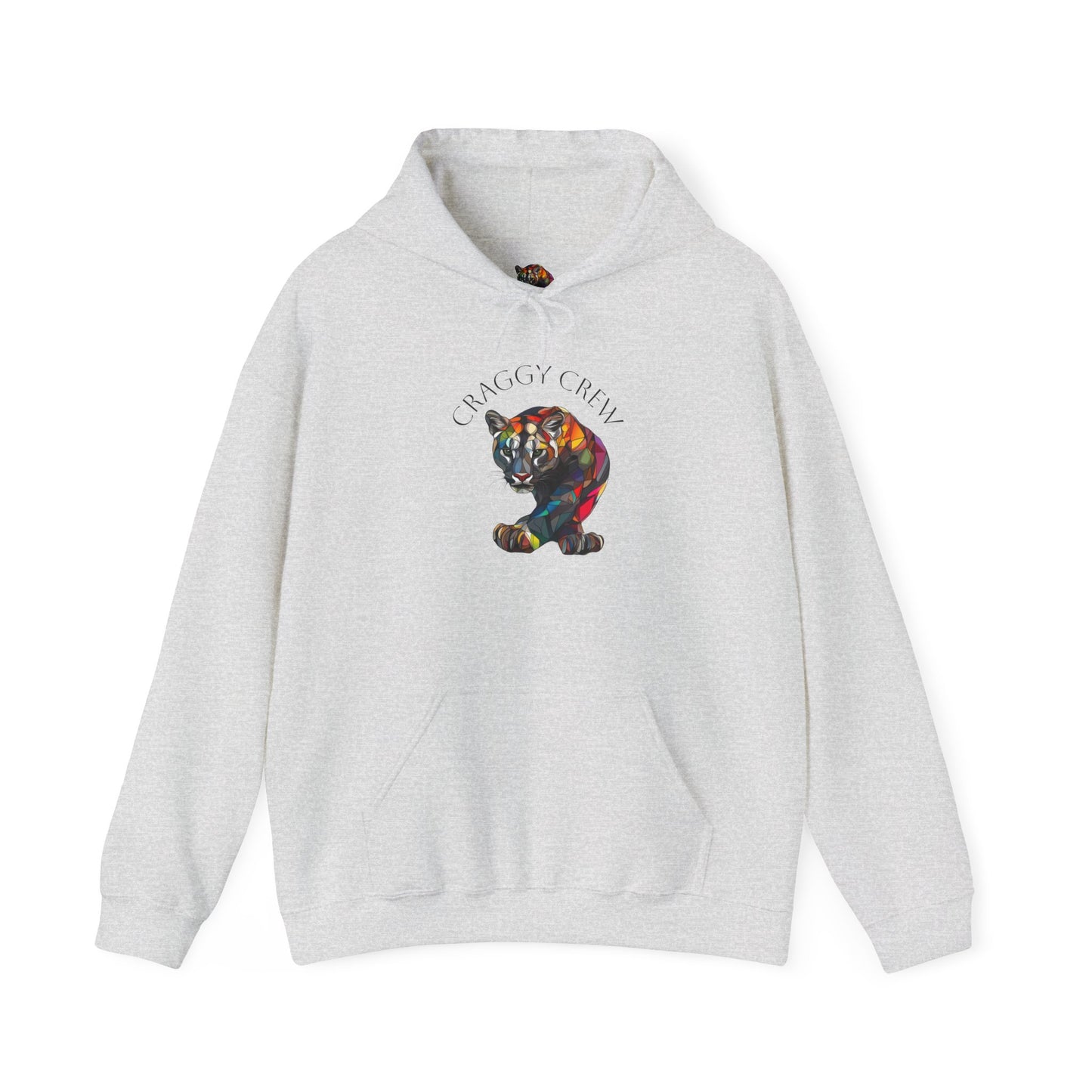 Mountain Lion Logo Hooded Sweatshirt - Craggy Crew