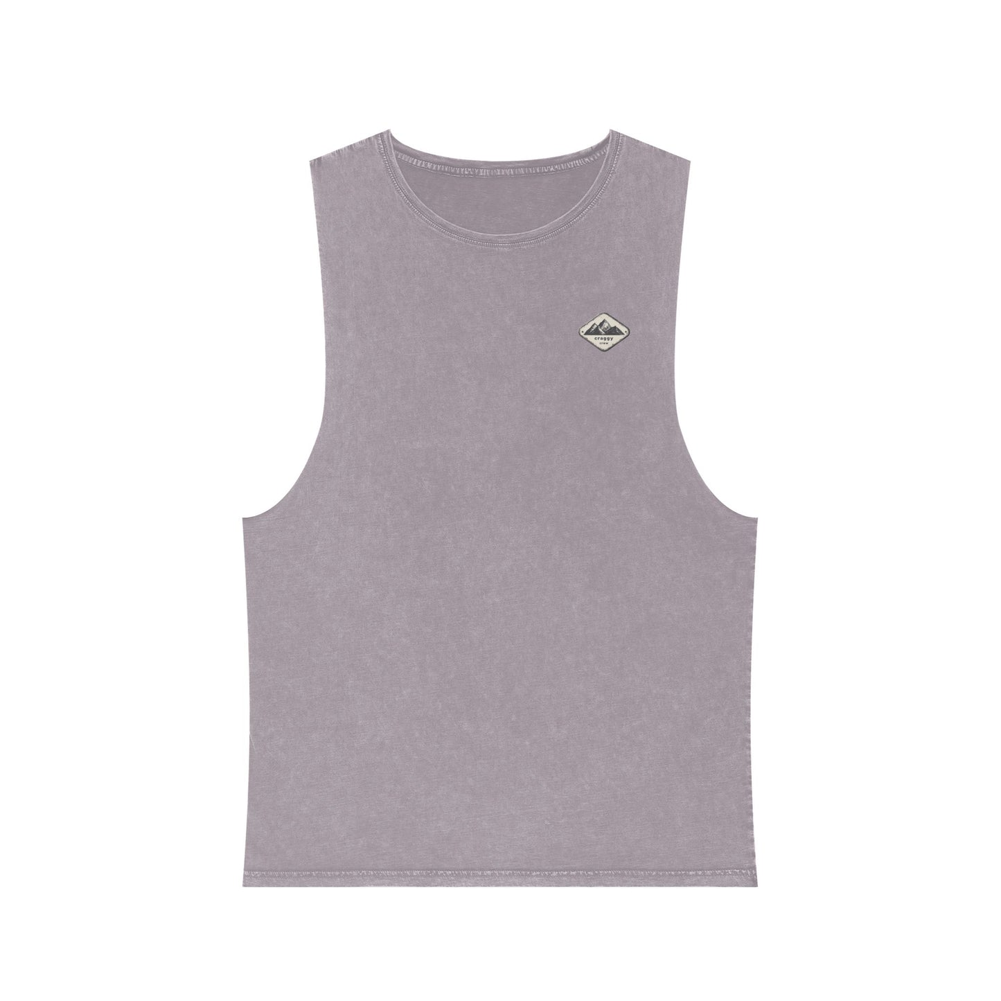 Climbers At Dusk - Unisex Stonewash Tank Top