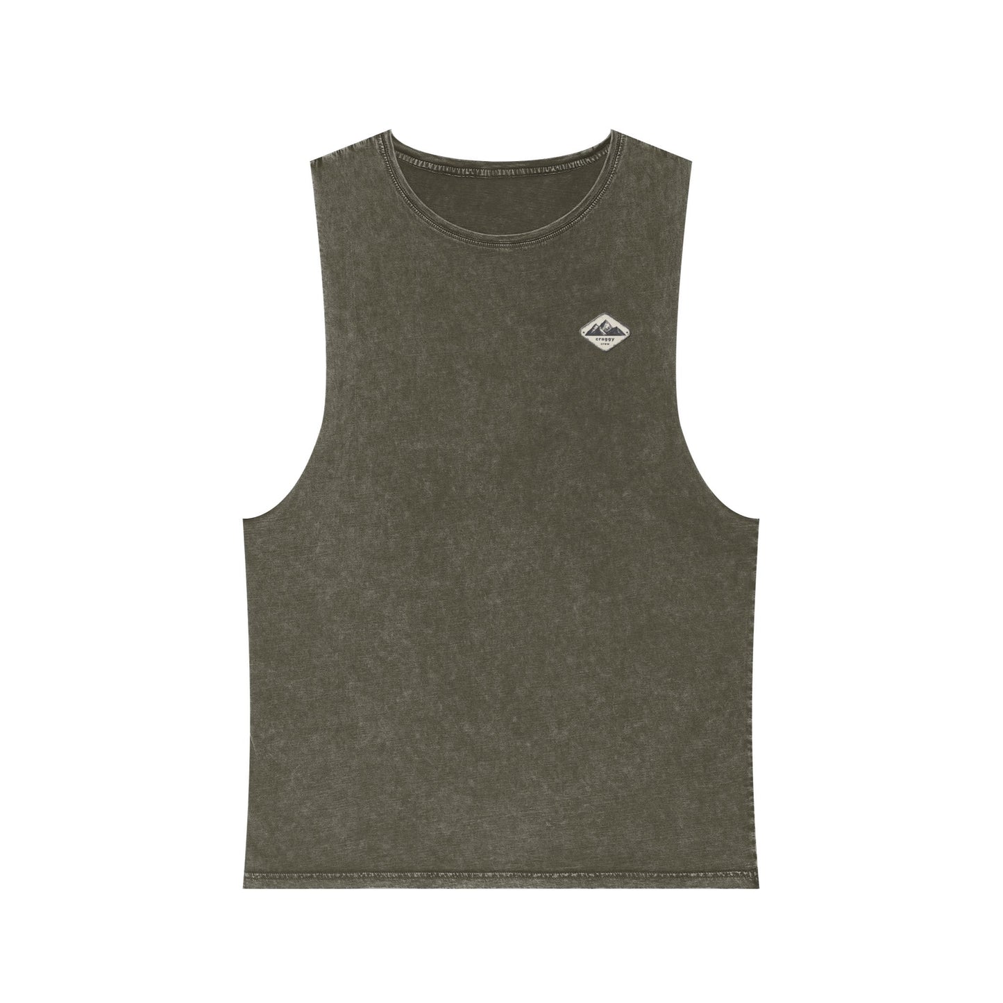 Climbers At Dusk - Unisex Stonewash Tank Top