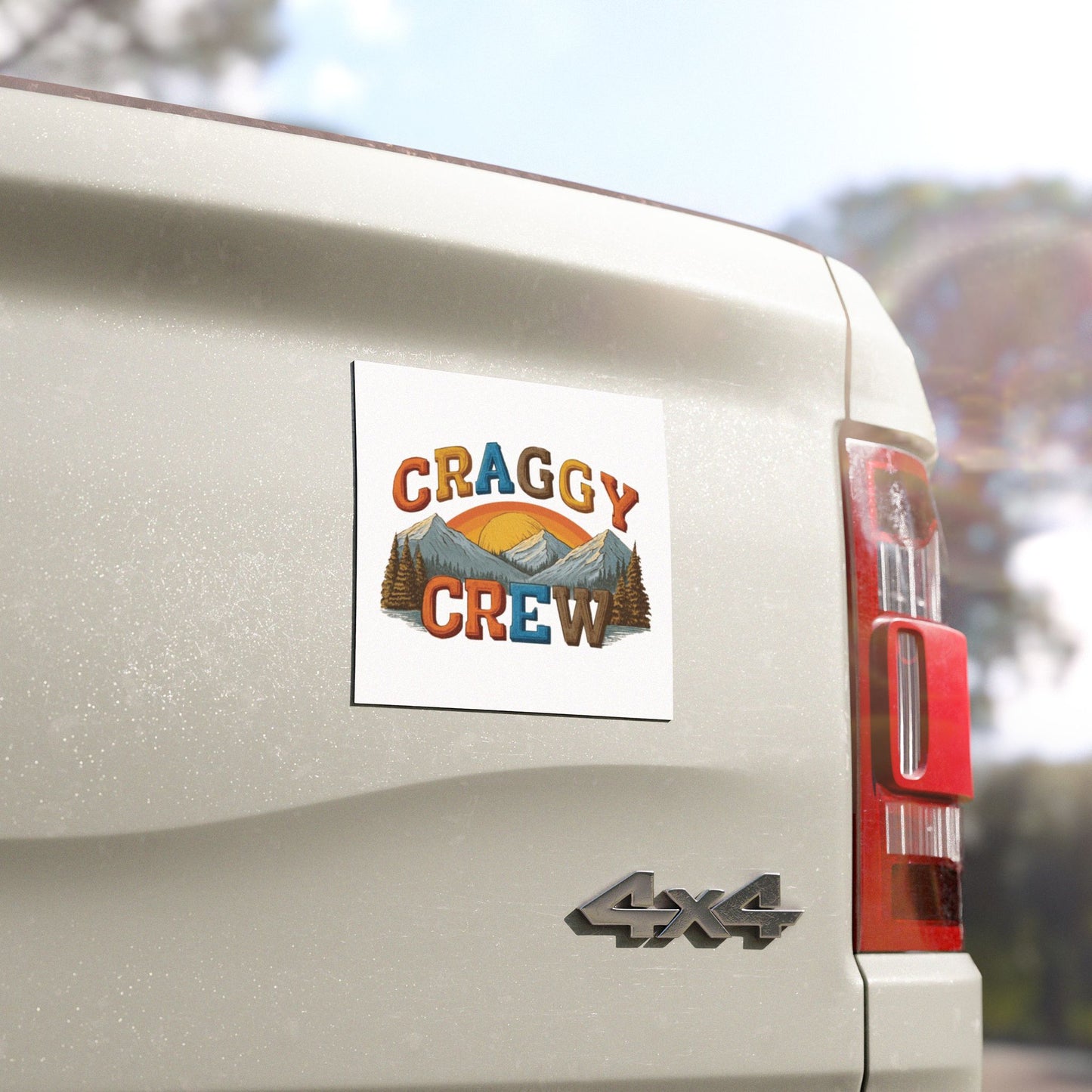 Craggy Crew Car Magnet
