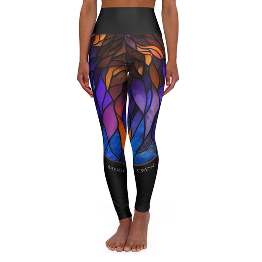 Purple Power High Waisted Yoga Leggings