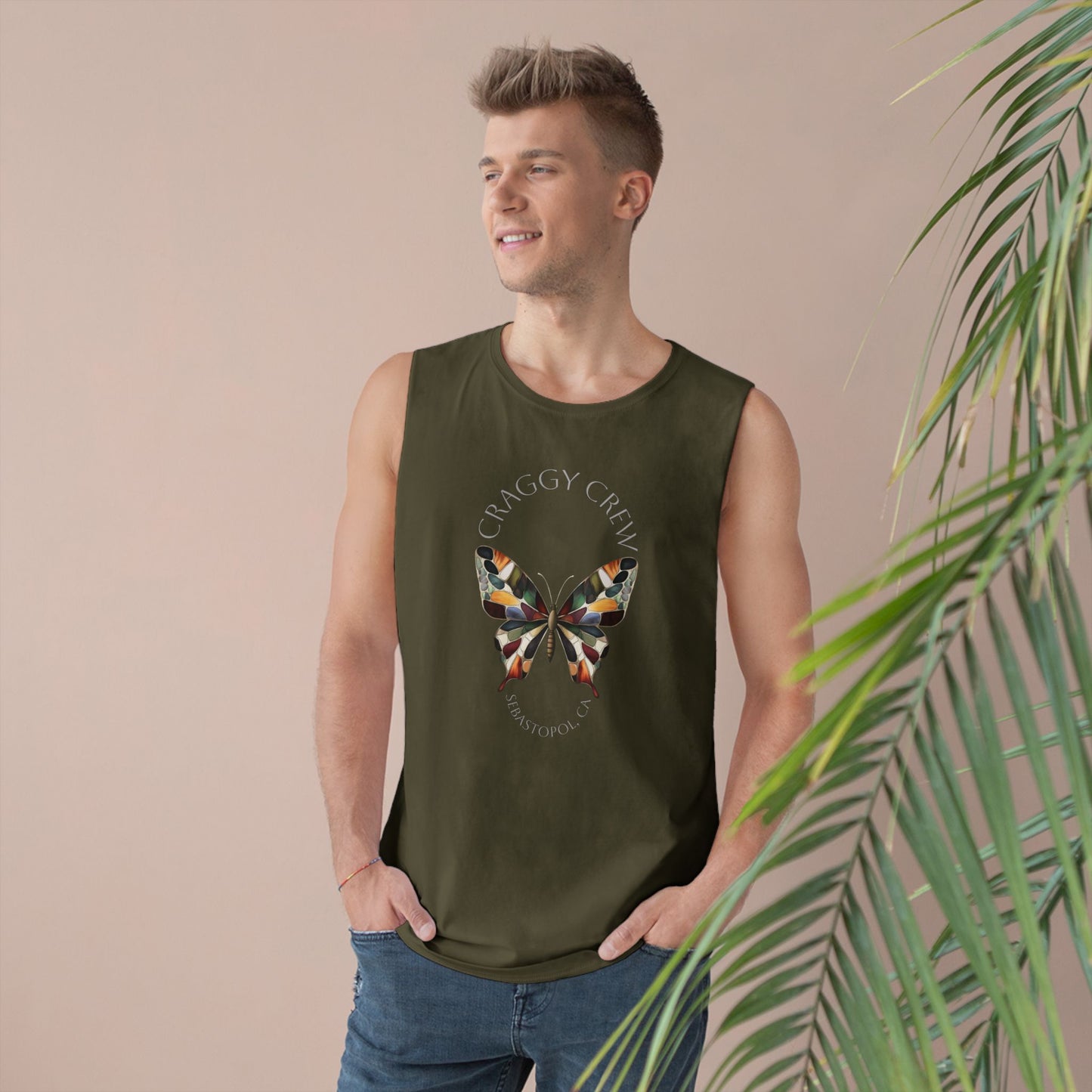 Butterfly Unisex Tank Top - Craggy Crew