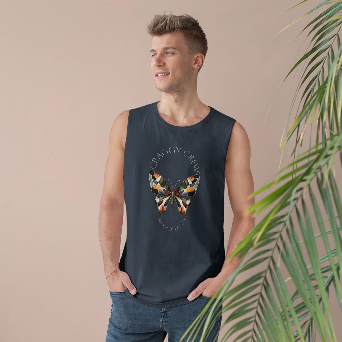 Butterfly Unisex Tank Top - Craggy Crew